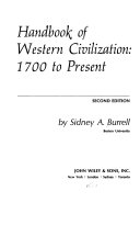 Handbook of western civilization; 1700 to present /
