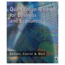 Quantitative methods for business and economics /