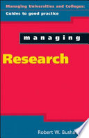 Managing research