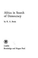 Africa in search of democracy /