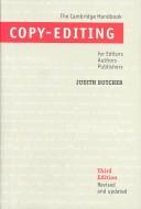 Copy-editing : the Cambridge handbook for editors, authors, and publishers /