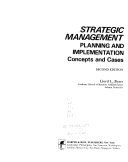 Strategic management : planning and implementation : concepts and cases /