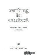Writing in context /
