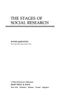 The stages of social research /