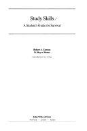 Study skills : a student's guide for survival /