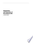 Manipulation and expression of recombinant DNA a laboratory manual /