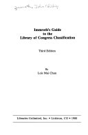 Immroth's guide to the library of congress classification /