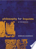 Philosophy for linguists an introduction /