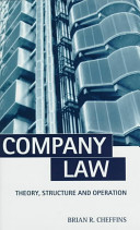 Company law : theory, structure and operation /