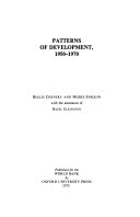 Patterns of development, 1950-1970 /