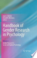 Handbook of Gender Research in Psychology Volume 2: Gender Research in Social and Applied Psychology /