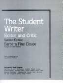 The student writer : editor and critic /