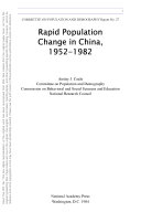 Rapid population change in China, 1952-1982