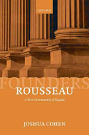 Rousseau a free community of equals /