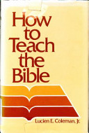 How to teach the Bible /