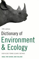 Dictionary of environment & ecology