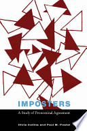 Imposters a study of pronominal agreement /