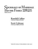 Sociology of marriage and the family : gender, Love and property /