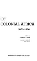 Problems in the history of colonial Africa, 1860-1960. /