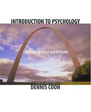 Introduction to psychology : gateways to mind and behavior /