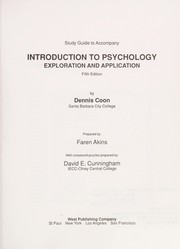 Study guide to accompany introduction to psychology : exploration and application /