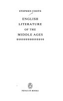 English literature of the Middle Ages /