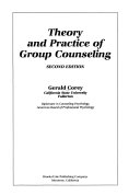 Theory and practice of group counselling /