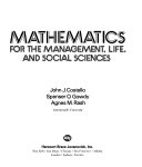 Mathematics for the management, life, and social sciences /