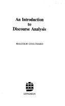 An introduction to discourse analysis /