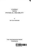 Coping with physical disability /