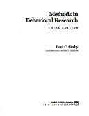 Methods in behavioral researh /