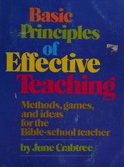 Basic principles of effective teaching /