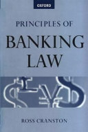 Principles of banking law /