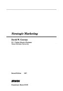Strategic marketing /