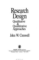 Research design : qualitative & quantitative approaches /