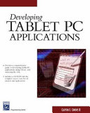 Developing Tablet PC applications