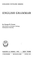 English grammar : the principles and practice o fEnglish        grammar applied to present-day usage /