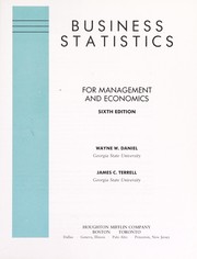 Business statistics : for management and economics /