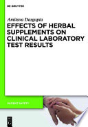 Effects of herbal supplements in medicine