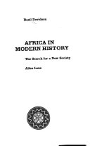 Africa in modern history : the search for a new society /