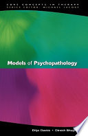 Models of psychopathology