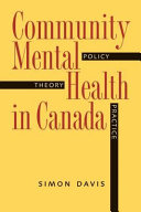 Community mental health in Canada theory, policy, and practice /