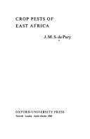 Crop pests of East Africa /