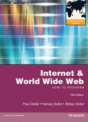 Internet and world wide web : how to program /