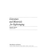 Literature and materials for sightsinging /