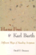 Hans Frei & Karl Barth : different ways of reading Scriptures /
