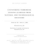 Countering terrorism lessons learned from natural and technological disasters /