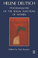 Psychoanalysis of the sexual functions of women