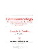 Communicology : an introduction to the study of communication /