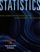 Statistics : the exploration and analysis of data /